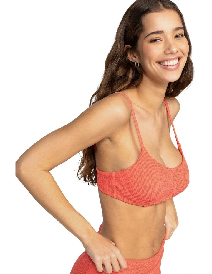 Aruba Bralette D cup Bikini Top in Pink image 3