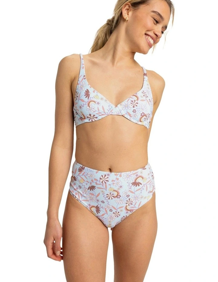 Vintage Isle Underwire Bikini Top in Blue image 1