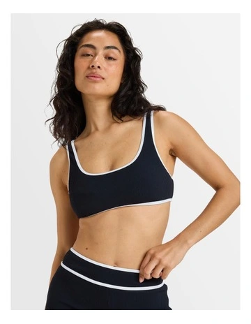 Beloved Rib Bralette in Black