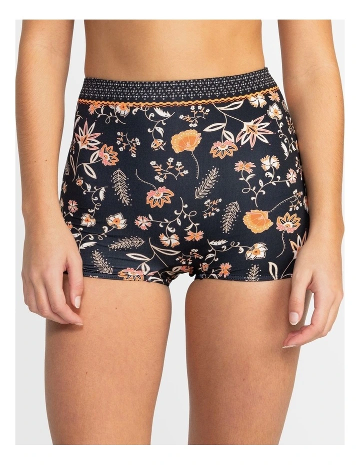 Anthracite Kerala Shorty Bikini Bottom in Black image 1