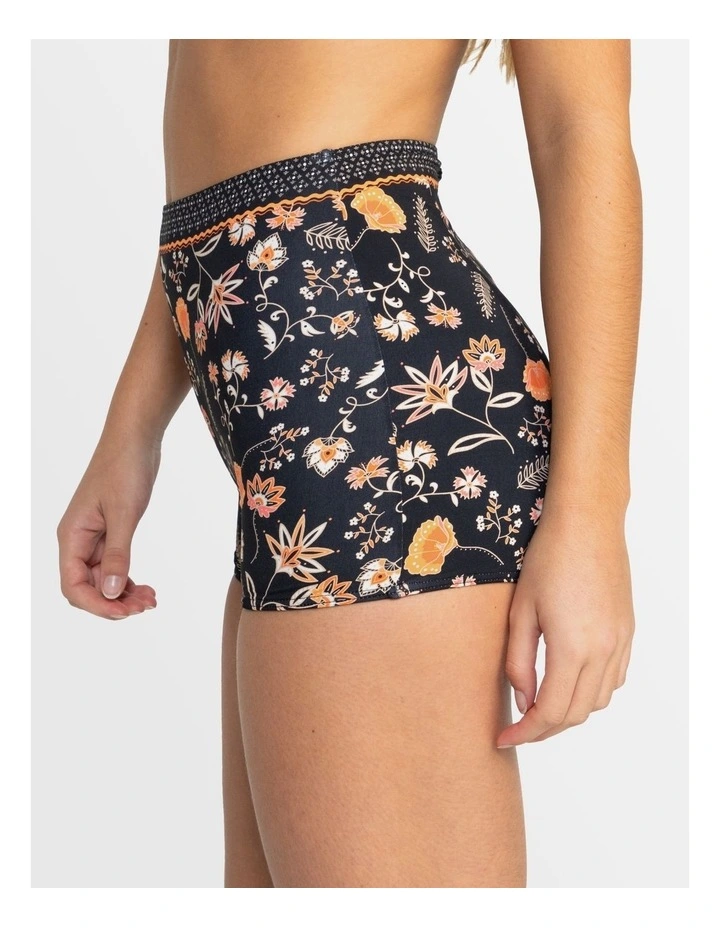 Anthracite Kerala Shorty Bikini Bottom in Black image 3