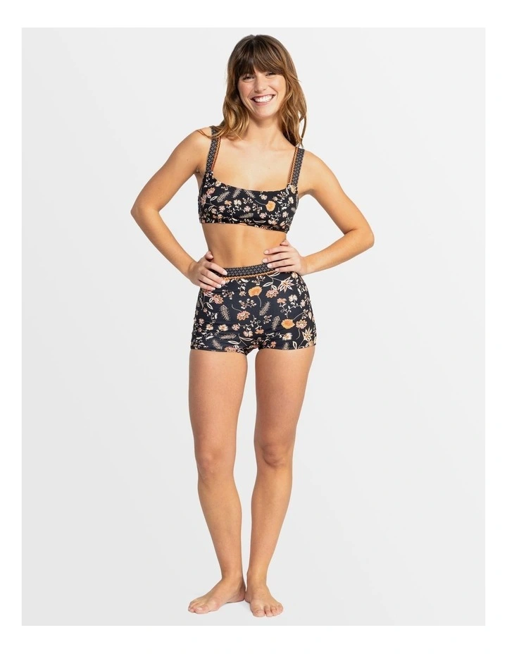 Anthracite Kerala Shorty Bikini Bottom in Black image 4