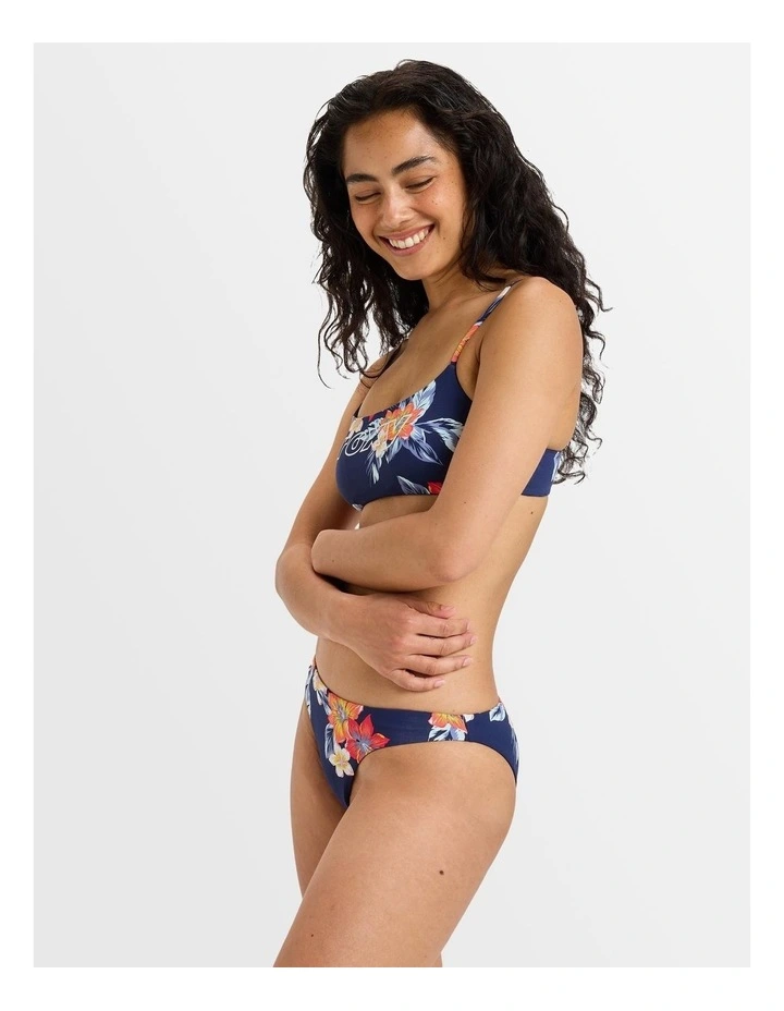 Womens Beloved Revo Moderate Bikini Bottom in Blue image 3