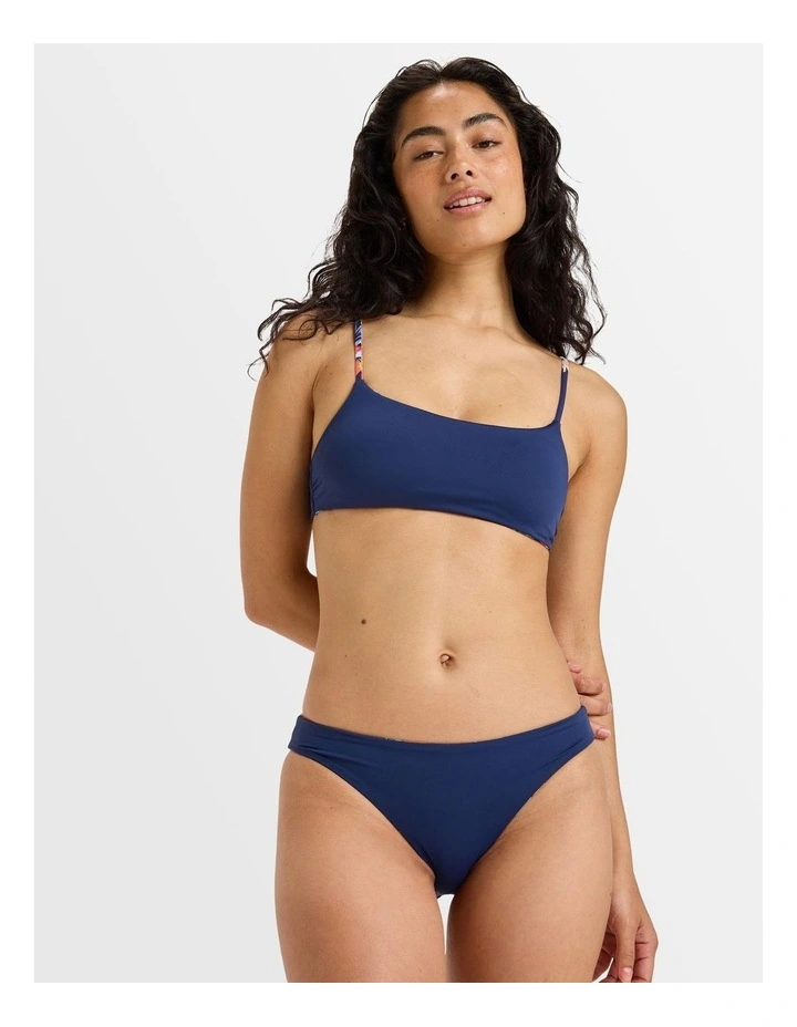 Womens Beloved Revo Moderate Bikini Bottom in Blue image 4