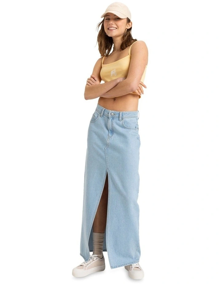 Sun Winds Denim Skirts in Light Blue image 1
