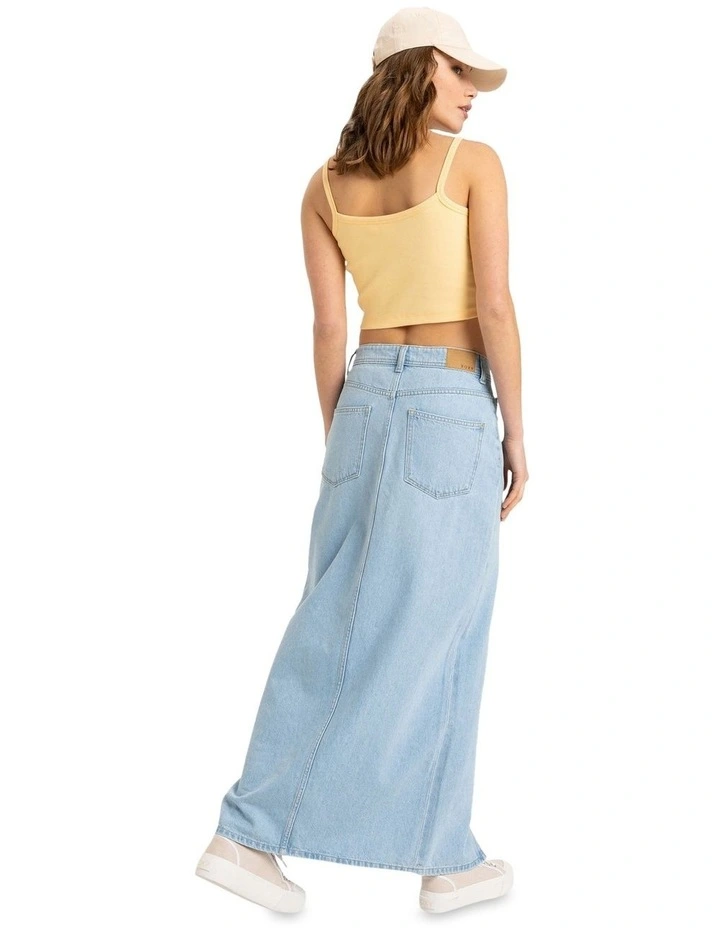Sun Winds Denim Skirts in Light Blue image 2