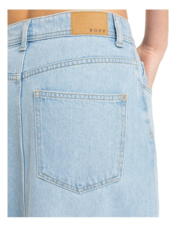 Sun Winds Denim Skirts in Light Blue image 5