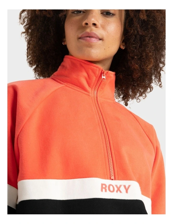 Essential Energy Relax Halfzip Fleece Top in Emberglow image 4