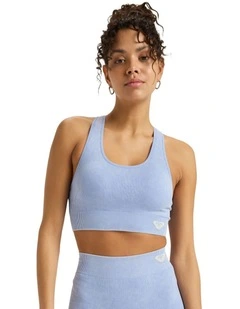 Chillout Seamless Washed Sports Bra in Grape Mist