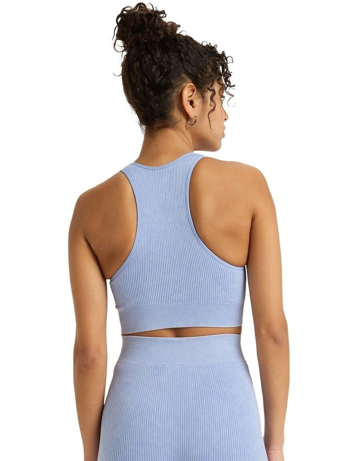 Chillout Seamless Washed Sports Bra in Grape Mist image 2
