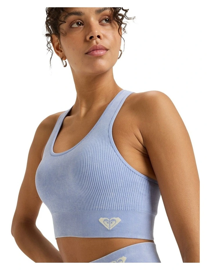 Chillout Seamless Washed Sports Bra in Grape Mist image 3