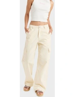 Left Again Cargo Pant in Beige