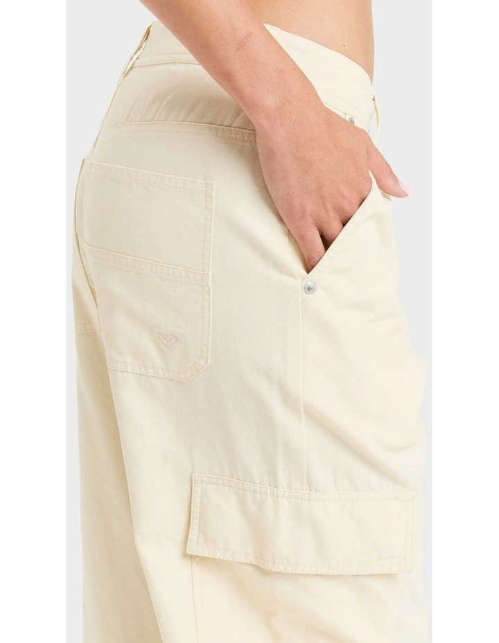 Left Again Cargo Pant in Beige image 4