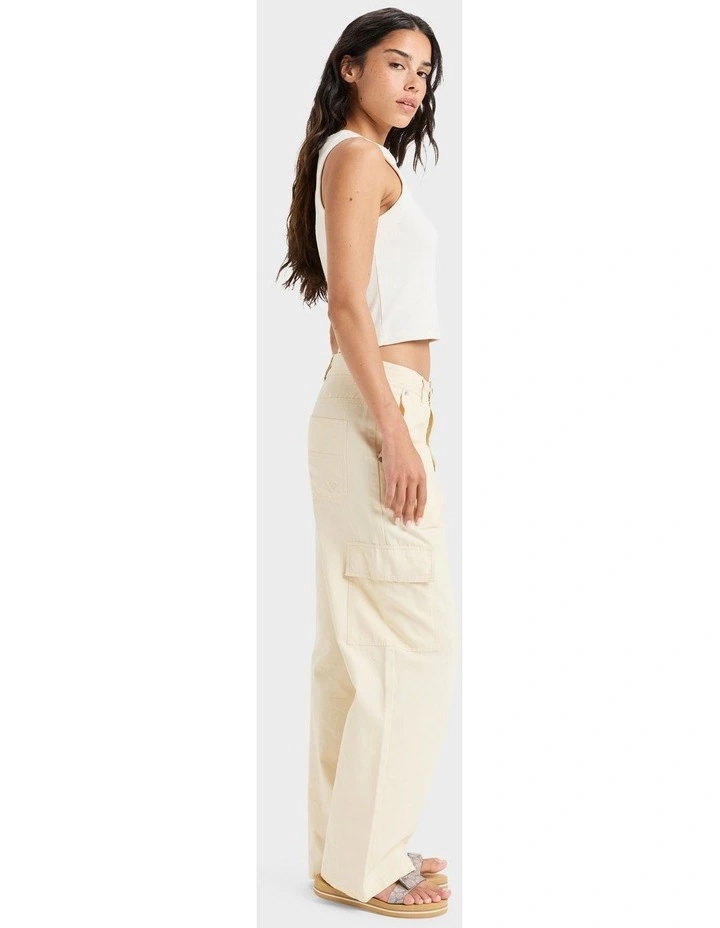 Left Again Cargo Pant in Beige image 6