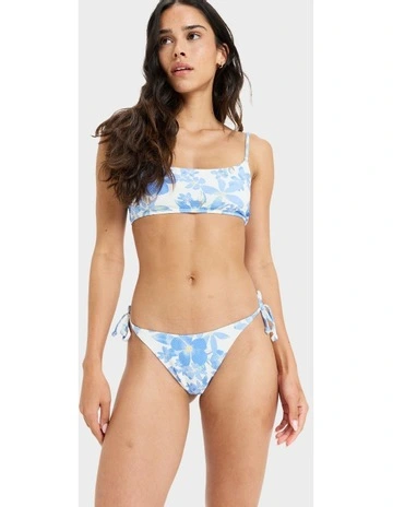 Artsy Cheeky Bikini Bottom in Egret Floral