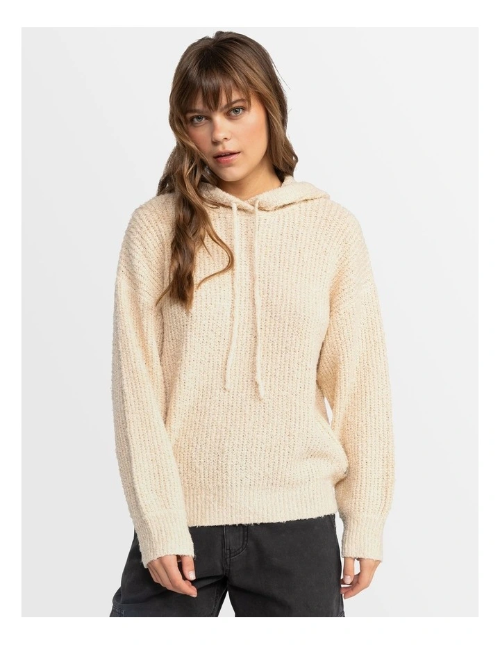 Secret Sunshine Knitted Jumper in Beige image 1