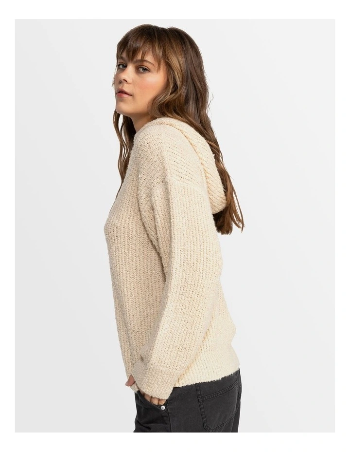 Secret Sunshine Knitted Jumper in Beige image 3
