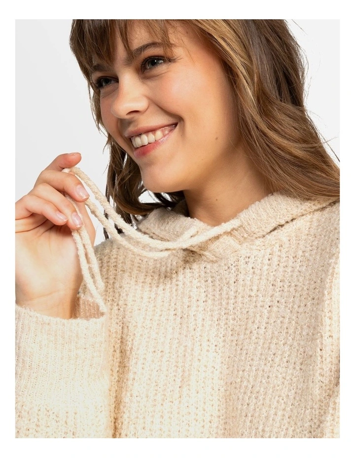 Secret Sunshine Knitted Jumper in Beige image 4