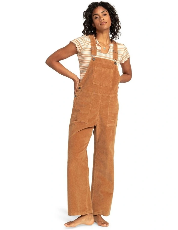 Trailblazer Corduroy Overalls in Brown image 1