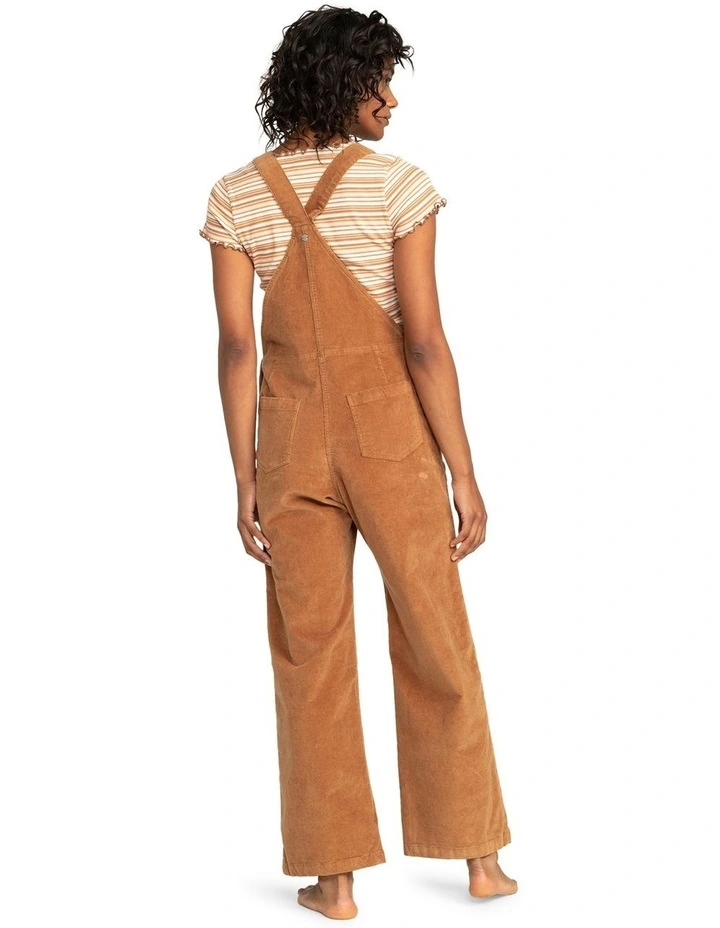 Trailblazer Corduroy Overalls in Brown image 2