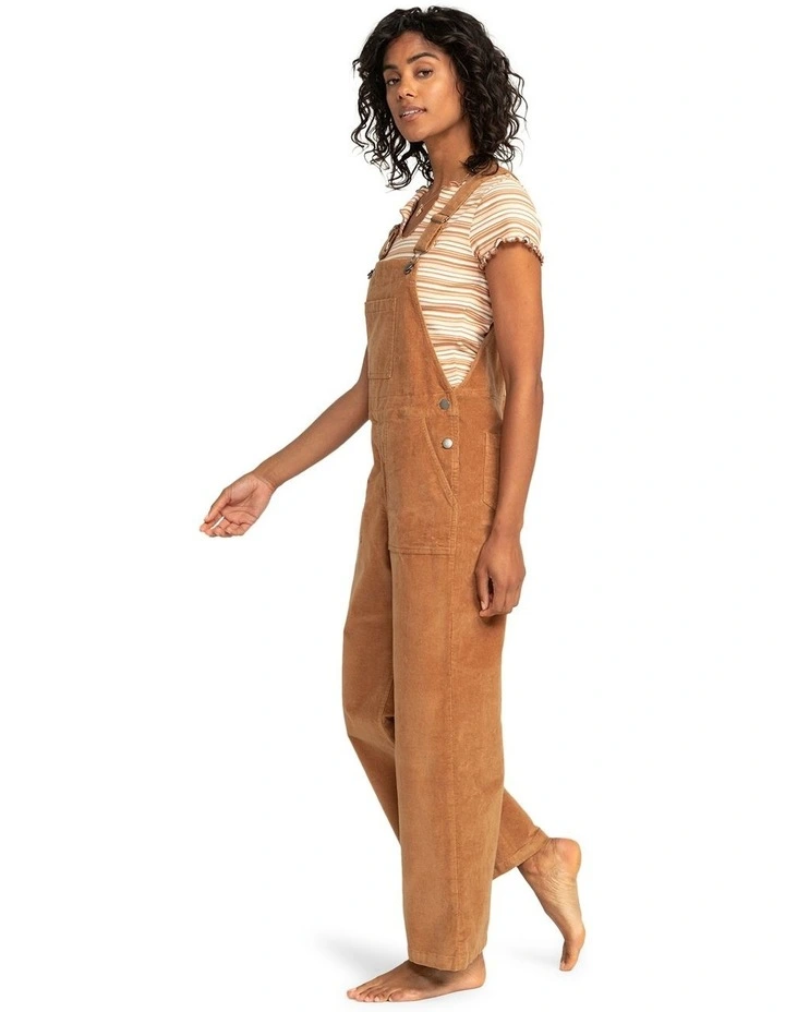 Trailblazer Corduroy Overalls in Brown image 3