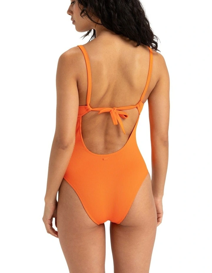 Love One Piece Swimsuit in Orange image 2