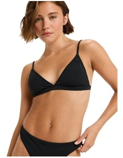 Beach Classics Bikini Top in Black
