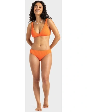Rib Roxy Love Bikini Bottom in Orange