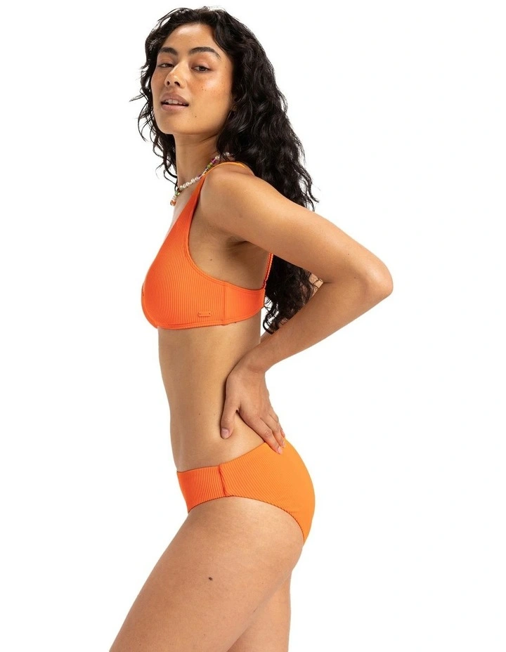 Rib Roxy Love Bikini Bottom in Orange image 3