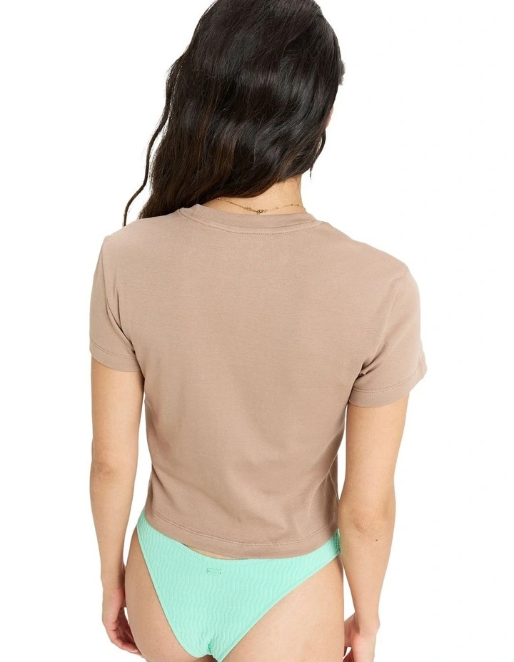 Beach Love T-shirt in Brown image 2