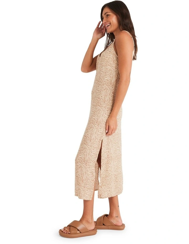 Gone Wlld Stay Sunny Midi Dress in Parchment image 3
