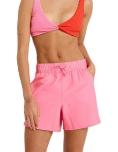 Wave 5 Inch Boardshorts in Pink Cosmos