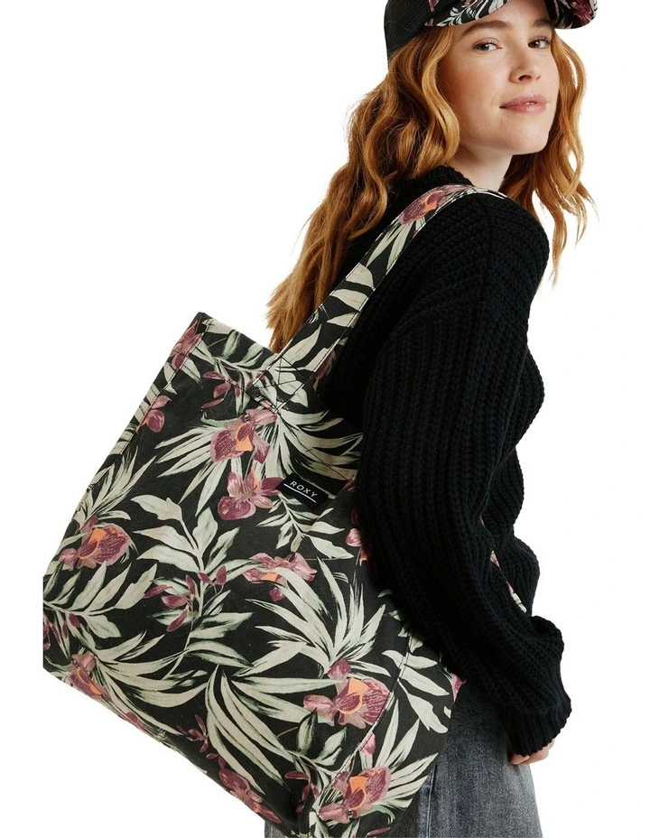 Anti Bad Vibes Tote Bag in Black image 1