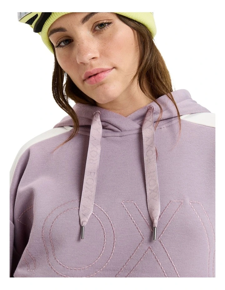 Liberty Pullover Hoodie in Nirvana/White image 4