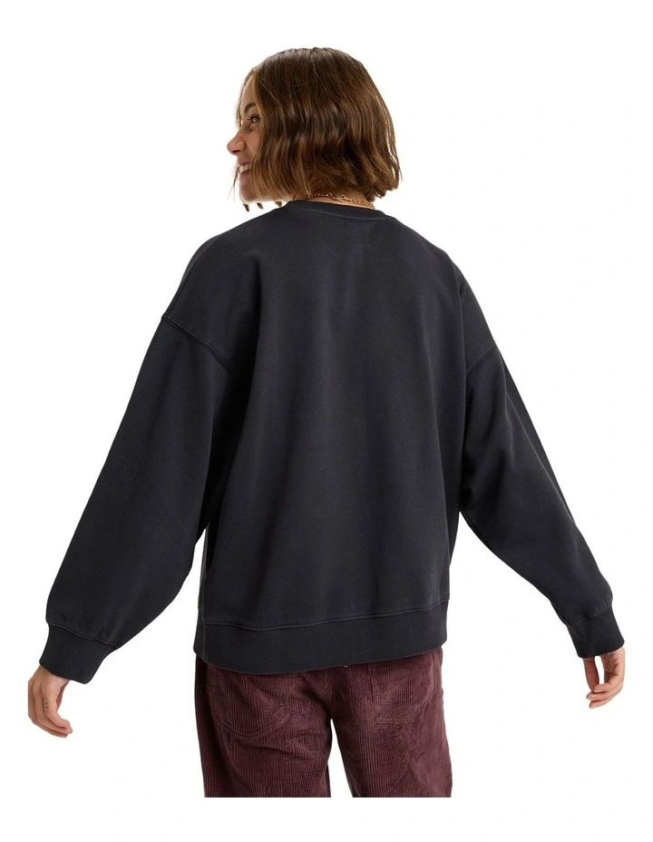 Lineup Crew Neck Jumper in Anthracite image 2