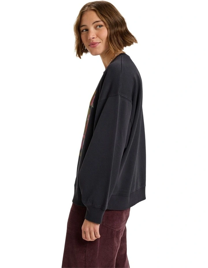 Lineup Crew Neck Jumper in Anthracite image 3