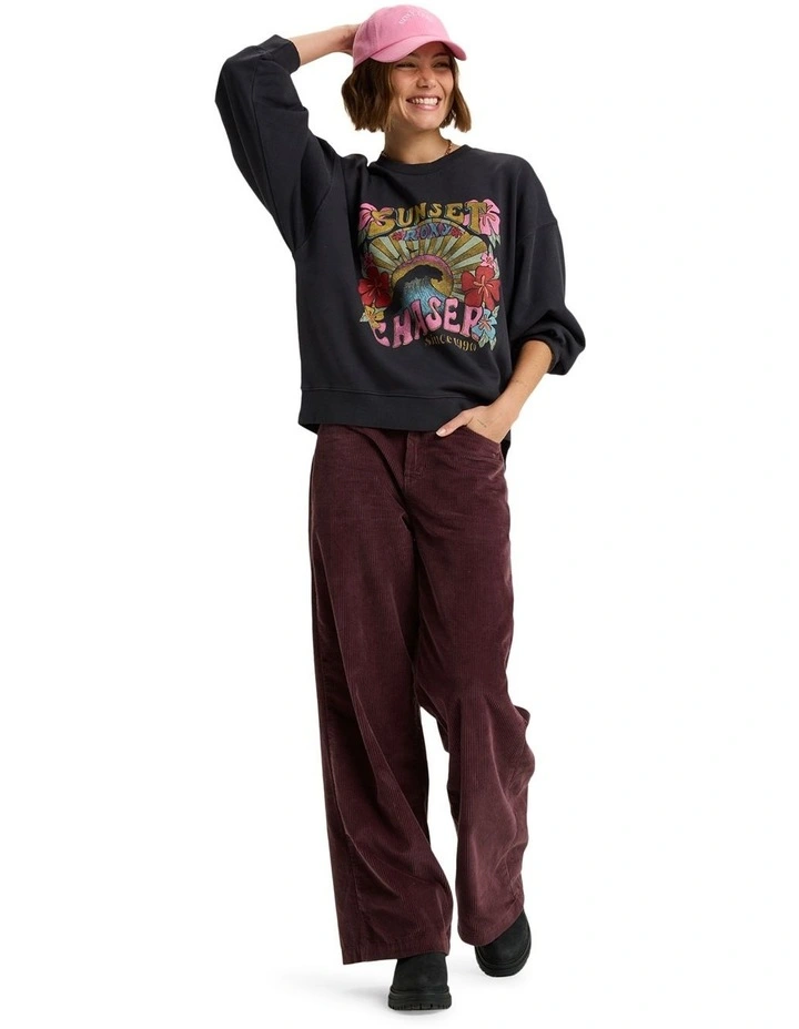 Lineup Crew Neck Jumper in Anthracite image 5