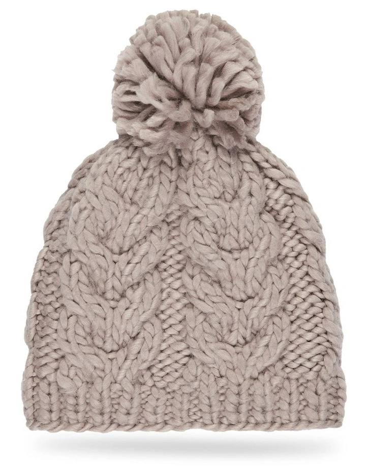 Winter Beanie in Grey image 2