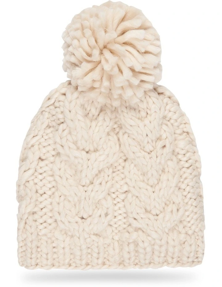 Winter Beanie in Whisper White image 2