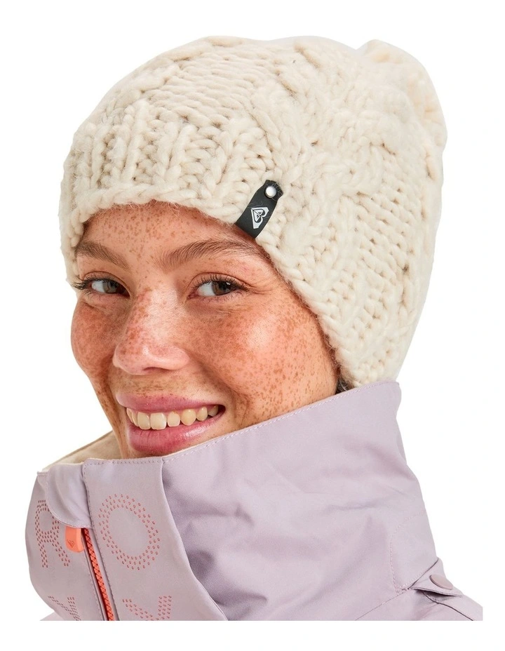 Winter Beanie in Whisper White image 3