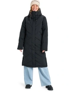Ellie Insulated Jacket in True Black