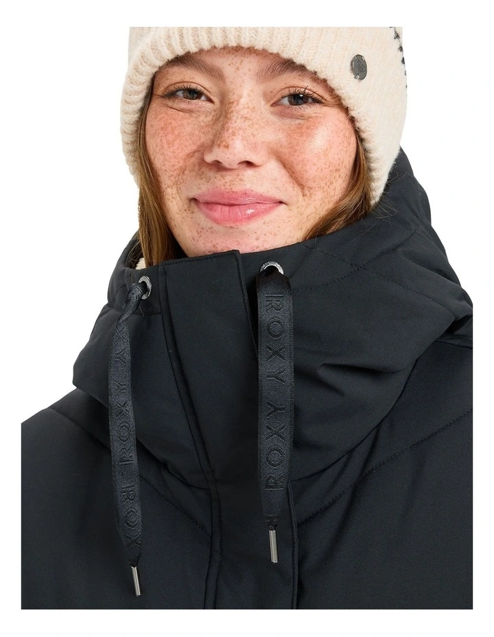 Ellie Insulated Jacket in True Black image 4