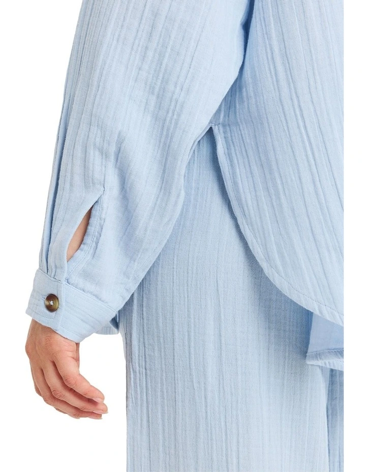 Morning Time Long Sleeve Shirt in Blue image 4