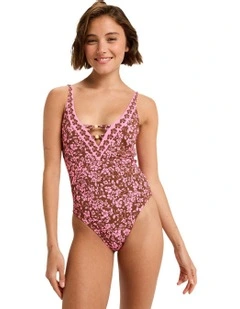 Kerline One Piece Swimsuit in Brown