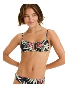 Beach Classics Bralette Bikini Top in Black