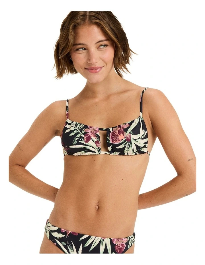 Beach Classics Bralette Bikini Top in Black image 1