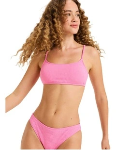 Lagos Basic Brallete Bikini Top in Pink