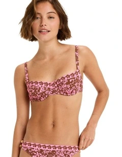 Kerlina Bralette Bikini Top in Brown