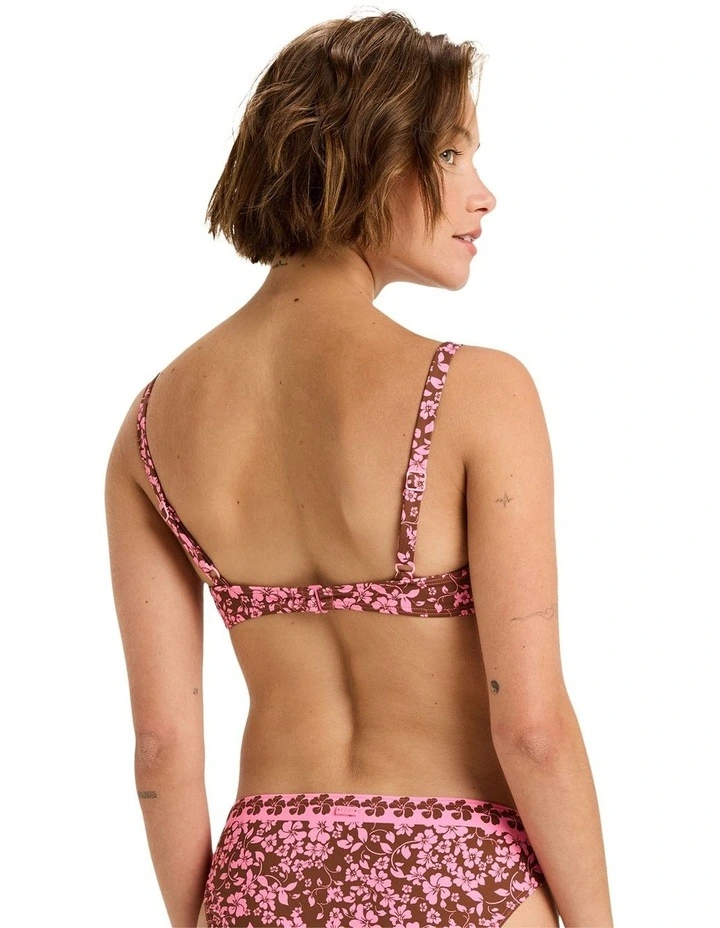 Kerlina Bralette Bikini Top in Brown image 2