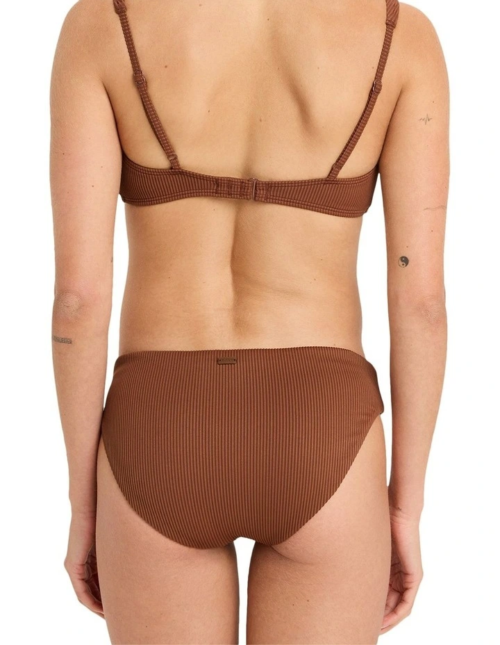 Rib Love Bikini Bottom in Brown image 2